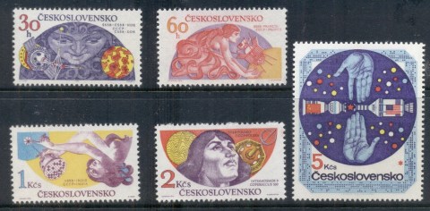 Czechoslovakia-1975-Apollo-Soyuz-Joint-Russia-USA-Space-Project-MUH