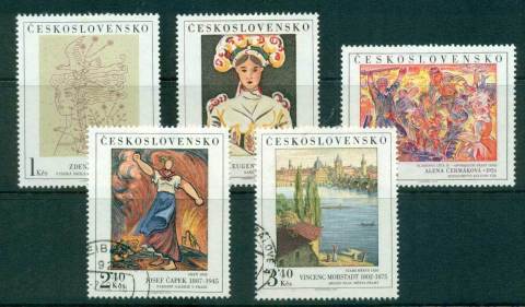 Czechoslovakia-1975-Art-CTO-lot59357