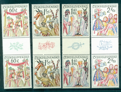 Czechoslovakia-1975-Folk-Customs-Pr-label-MUH-lot35083