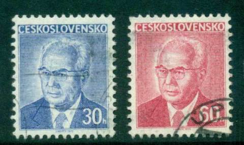 Czechoslovakia-1975-Gustav-Husak-CTO-lot41514