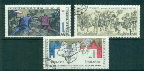 Czechoslovakia-1975-May-Uprising-CTO-lot59347