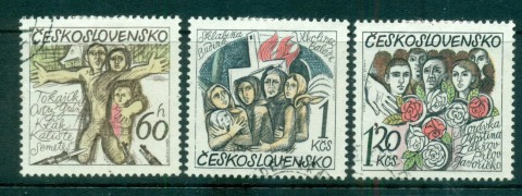 Czechoslovakia-1975-Nazi-Destruction-of-Villages-CTO-lot59344