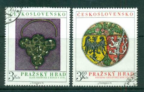 Czechoslovakia-1975-Prague-Castle-Art-CTO-lot59355