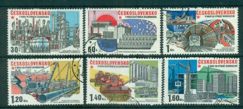 Czechoslovakia-1975-Socialist-Construction-CTO-lot59353