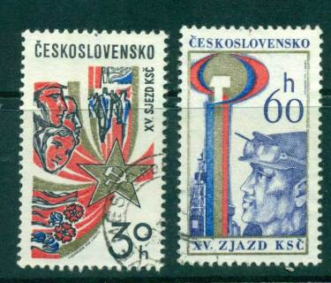 Czechoslovakia-1976-Communist-party-CTO-lot41515