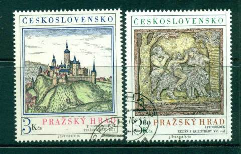 Czechoslovakia-1976-Prague-castle-CTO-lot41521