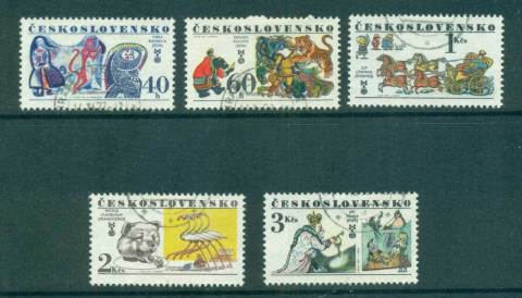 Czechoslovakia-1977-Childrens-Books-CTO-lot59387