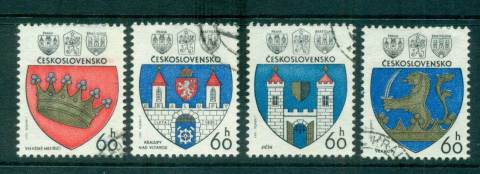 Czechoslovakia-1977-Coats-of-Arms-CTO-lot59378