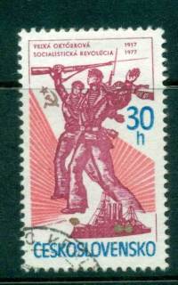 Czechoslovakia-1977-October-Revolution-CTO-lot59393