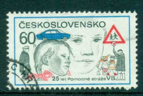 Czechoslovakia-1977-Police-CTO-lot59380