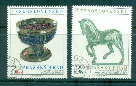 Czechoslovakia-1977-Prague-Castle-Art-CTO-lot72018