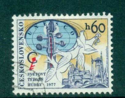 Czechoslovakia-1977-UNESCO-CTO-lot59388