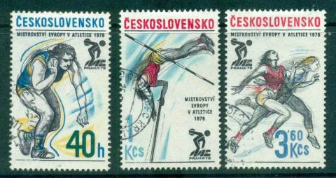 Czechoslovakia-1978-Athletics-CTO-lot59405