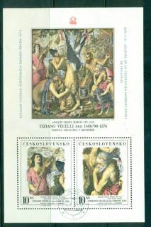 Czechoslovakia-1978-Titian-painting-MS-CTO-lot59414