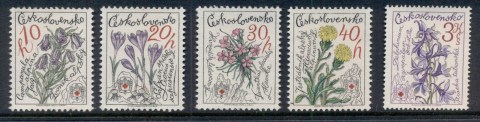 Czechoslovakia-1979-Mountain-Flowers-MUH