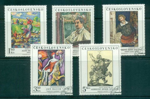 Czechoslovakia-1979-Paintings-CTO-lot72028