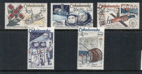 Czechoslovakia-1979-Soyuz-Space-Flights-CTO