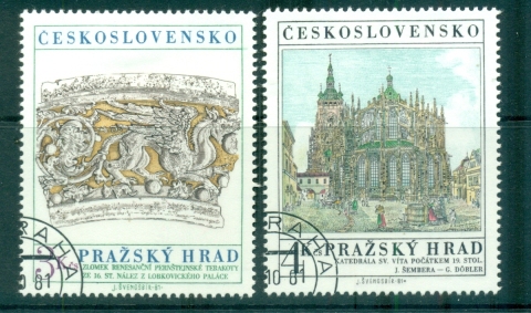 Czechoslovakia-1981-Prague-Castle-Art-CTO-lot72034