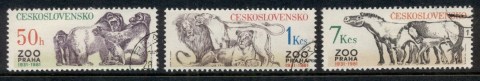 Czechoslovakia-1981-Prague-Zoo-Animals-CTO