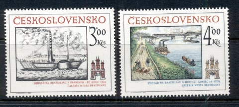 Czechoslovakia-1982-Bratislava-Views-MUH