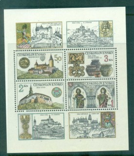 Czechoslovakia-1982-Krivoklat-castle-MS-MUH-lot70555