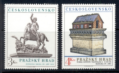 Czechoslovakia-1982-Prague-Castlke-Art-MUH