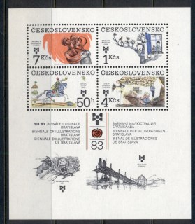 Czechoslovakia-1983-Childrens-Illustrations-MS-MUH