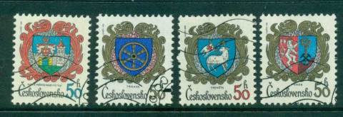 Czechoslovakia-1983-Coats-of-Arms-CTO-lot41539