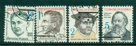 Czechoslovakia-1983-Portraits-CTO-lot41541