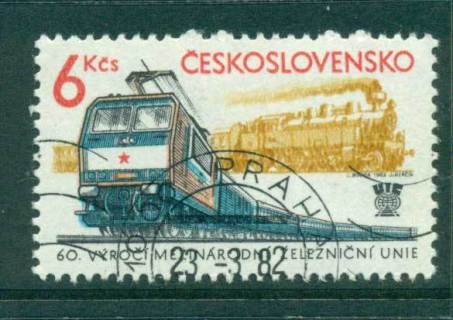 Czechoslovakia-1983-Railway-Union-CTO-lot41540