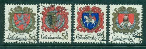 Czechoslovakia-1984-Coats-of-Arms-CTO-lot41542