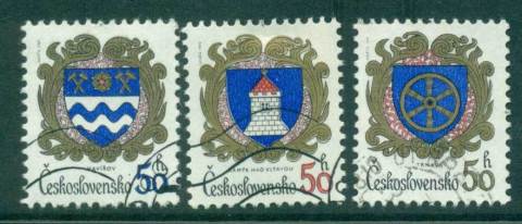 Czechoslovakia-1985-Coats-of-Arms-CTO-lot41543