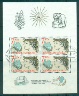 Czechoslovakia-1985-Helsinki-Conference-MS-CTO-lot70645