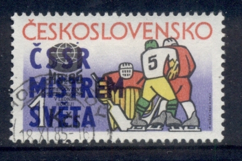 Czechoslovakia-1985-Ice-Hockey-Opt-CTO