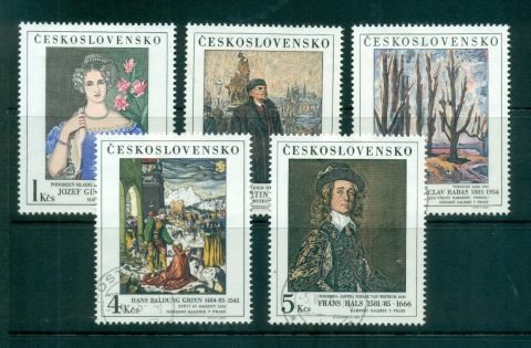 Czechoslovakia-1985-Paintings-CTO-lot72045