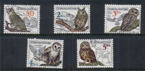 Czechoslovakia-1986-Birds