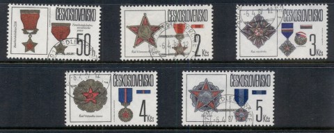 Czechoslovakia-1987-State-Medals-Decorations-CTO