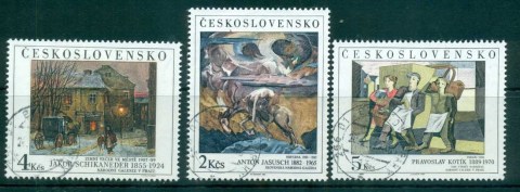 Czechoslovakia-1989-Paintings-CTO-lot72051