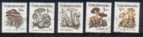 Czechoslovakia-1989-Poisonous-Mushrooms-CTO