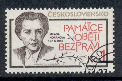 Czechoslovakia-1990-Dr-Milada-Horokova-CTO