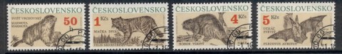 Czechoslovakia-1990-Protected-Animals-CTO