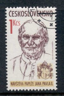 Czechoslovakia-1990-Visit-of-Pope-John-Paul-II-CTO