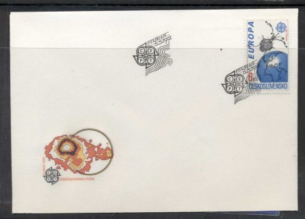 Czechoslovakia-1991-Europa-Man-in-Space-FDC