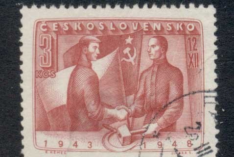 Czechoslovakia-1949-Czech-Soviet-Alliance-FU Czechoslovakia-1949-Czech-Soviet-Alliance-FU