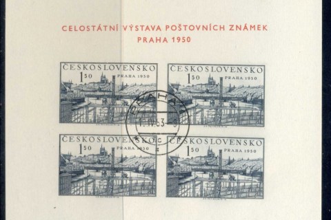 Czechoslovakia-1950-Prague-Views-MS-CTO