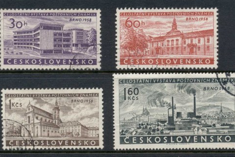 Czechoslovakia-1958-Buildings-FU