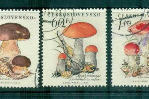 Czechoslovakia-1958-Mushroons