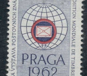 Czechoslovakia-1961-Praga-Stamp-Ex-FU