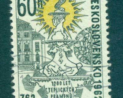 Czechoslovakia-1962-Medicinal-Springs-Teplice-FU-lot70121