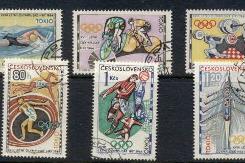 Czechoslovakia-1964-Summer-Olympics-Tokyo-CTO